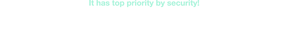 It has top priority by security! To the place that I want to use when I want to use it….お客様の安全を最優先に!使いたい時に使いたい場所へ…。